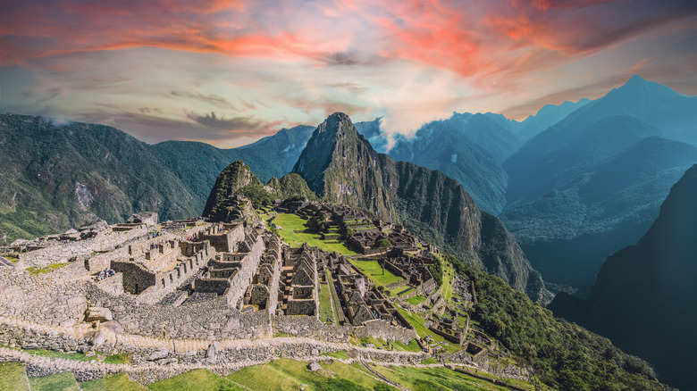 Machu Picchu at sunset