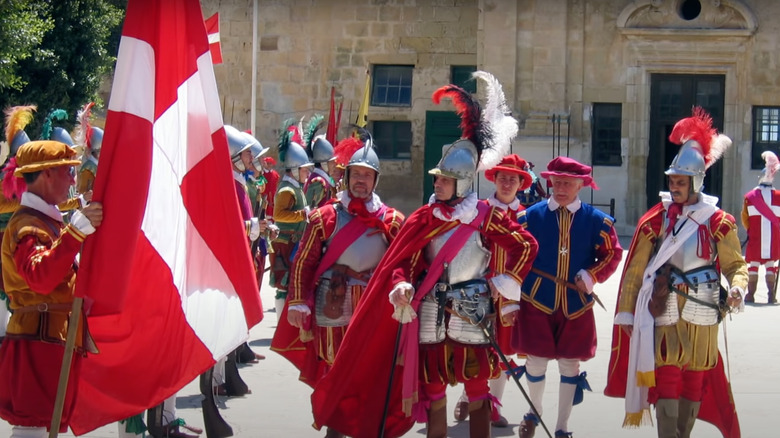 Order of Malta in regalia