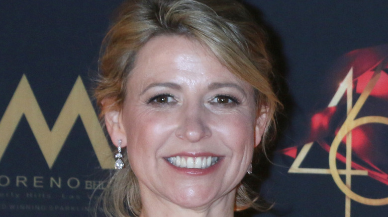 Samantha Brown holds awards