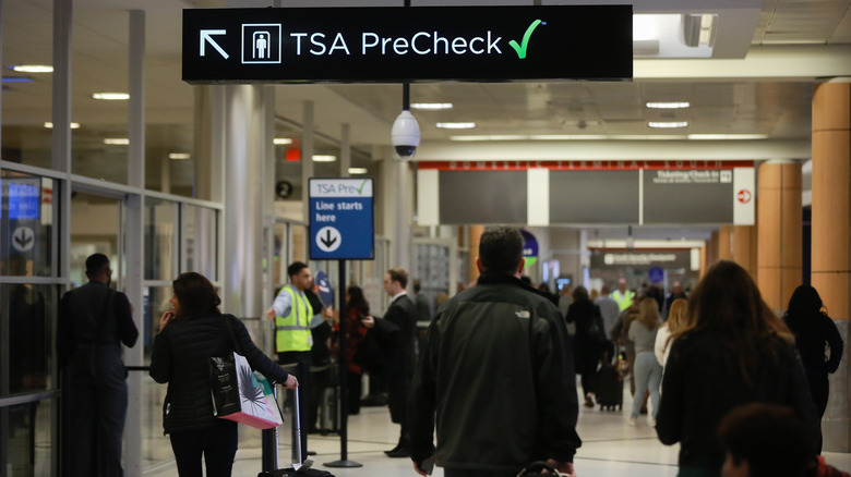 People heading to TSA PreCheck