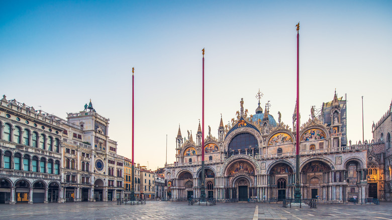 St. Mark's Square and Basilica in the morning