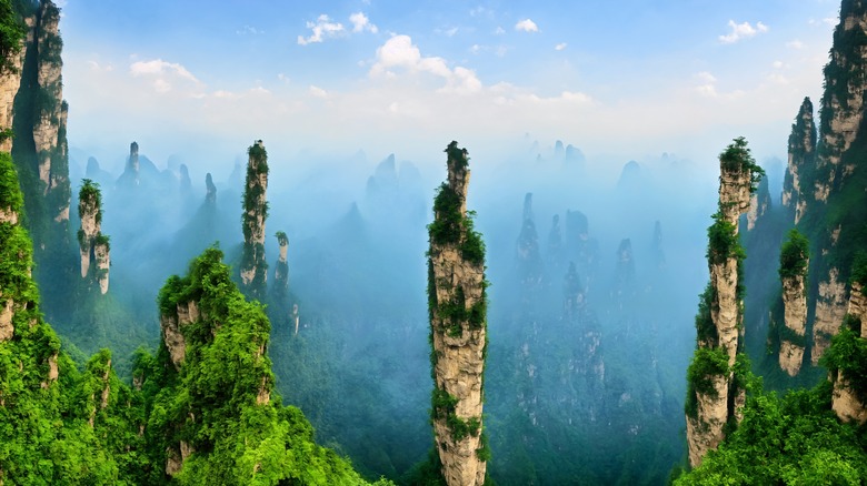 Hallelujah Mountain in Zhangjiajie